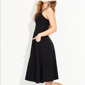 Pact Organic Cotton Fit and Flare Midi Dress
